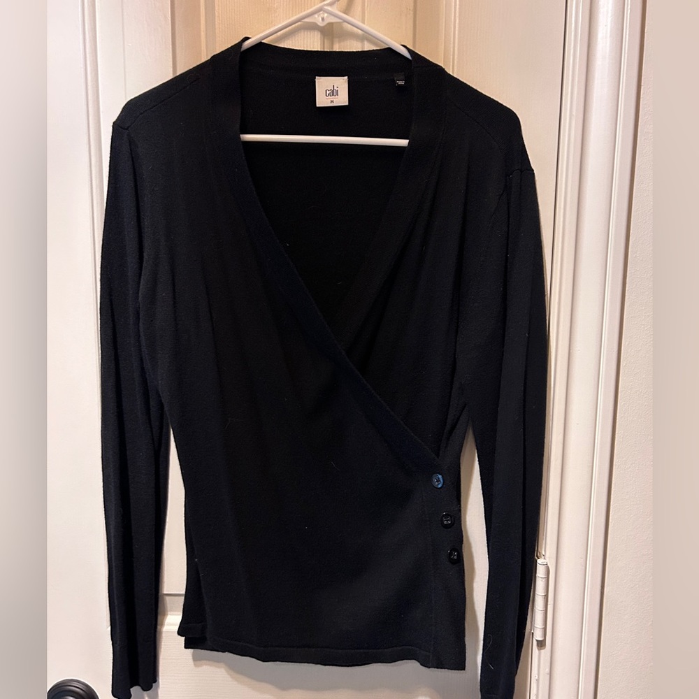 CAbi ballerina black sweater